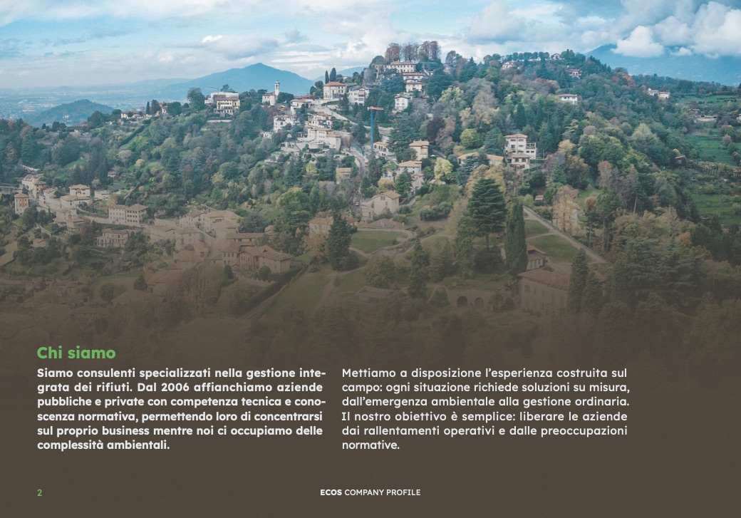 Company profile stampato, chi siamo